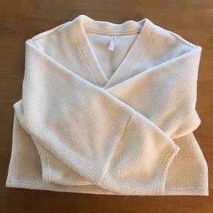 "NAP" SOFT SOFT SOFT SHERPA FLEECE SET LONG SLEEVE TOP & SHORTS SMALL NWT